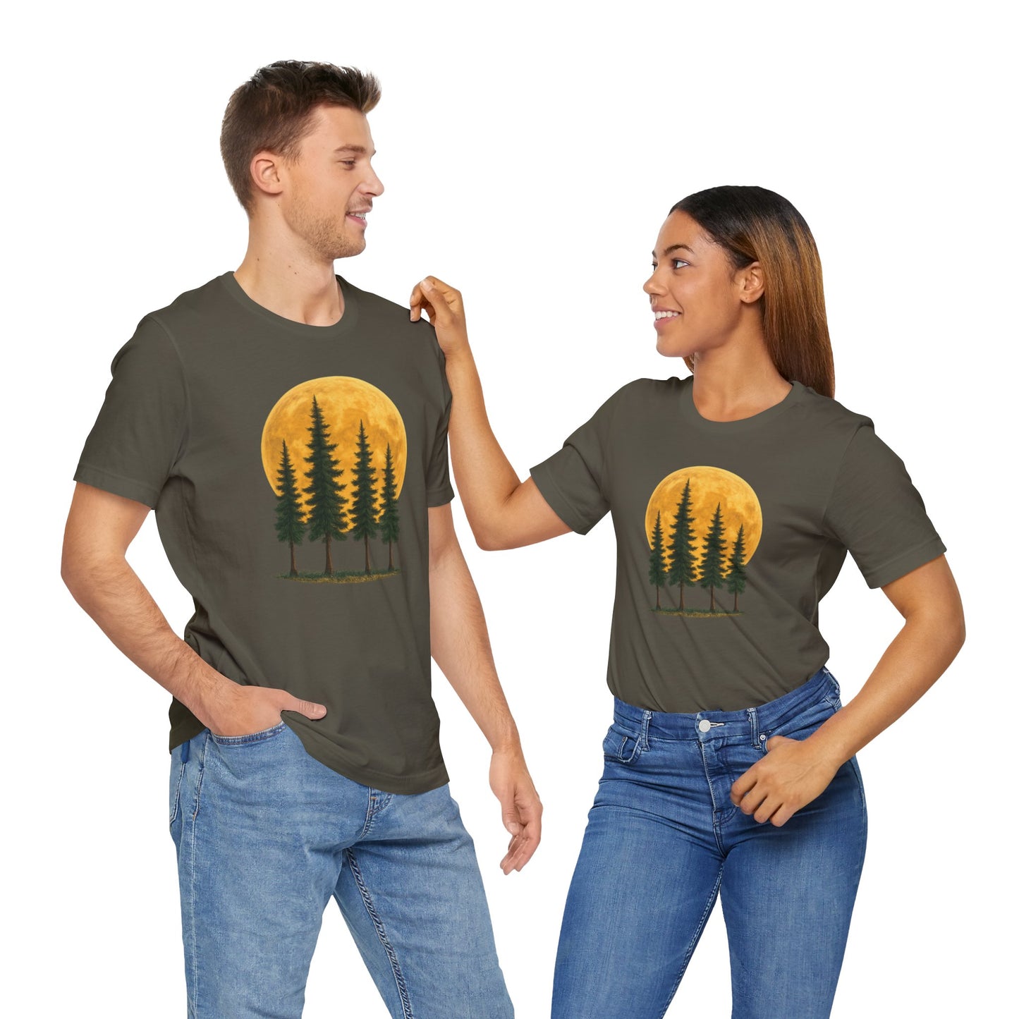 Relaxing Moon Trees T-Shirt
