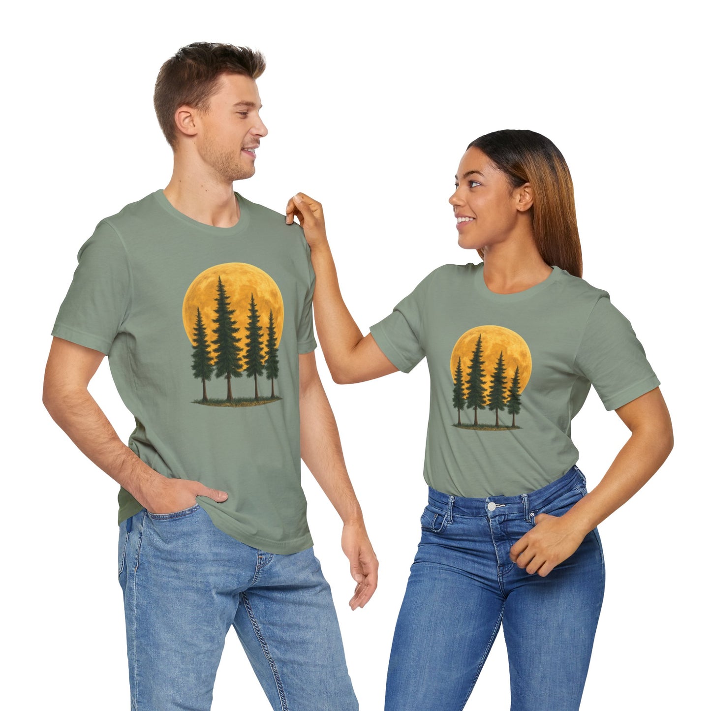 Relaxing Moon Trees T-Shirt
