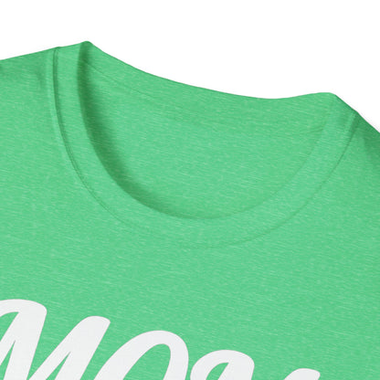 Baseball Style Mom Unisex Softstyle T-Shirt, Mother's Day Gift, Mom Life Tee, Sports Mama Shirt, Cute Mommy Top