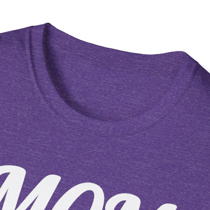 Baseball Style Mom Unisex Softstyle T-Shirt, Mother's Day Gift, Mom Life Tee, Sports Mama Shirt, Cute Mommy Top